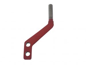 PRO 5.0, Deluxe Handle, High Quality, CNC Machined Billet Steel, Powder Coated, Red, silver, grey, colors, PRO 5.0, aftermarket Shifters, 12×1.75 Thread Pattern, Shorter Throw, better than Stock, Set Back Handle, for Taller Drivers, Hanlon Motorsports, HMS