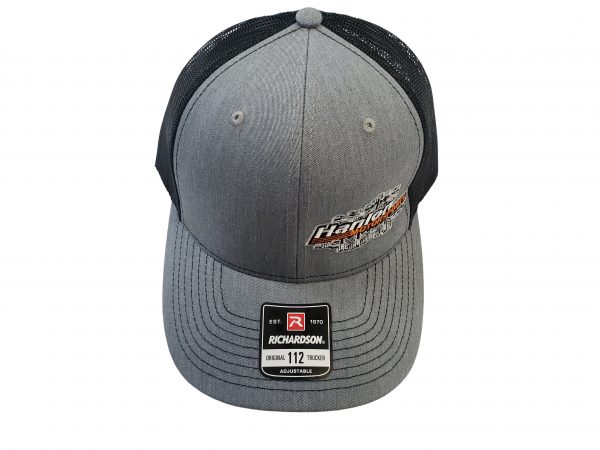 grey, black, apparel, Hat, HMS Hat, Hanlon Motorsports Hat, Snapback, Snapback Hat, Richardson Hat, Richardson, Richardson Snapback, Richardson 112, HMS, HMS Apparel, Hanlon Motorsports, Hanlon Motorsports Apparel